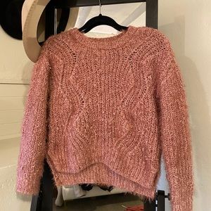 Cropped Fuzzy sweater